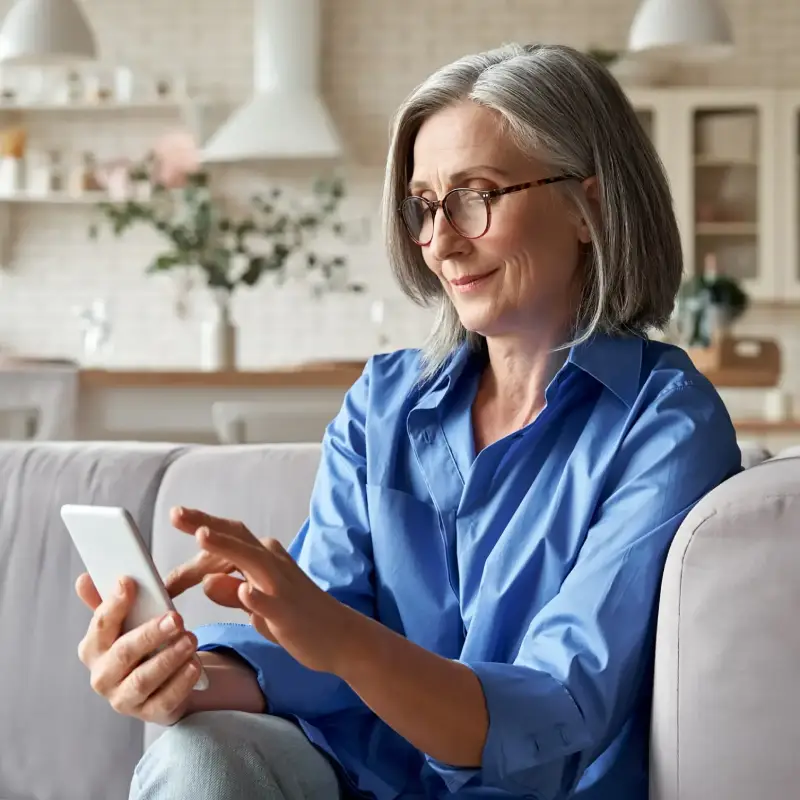 Patient checking in digitally